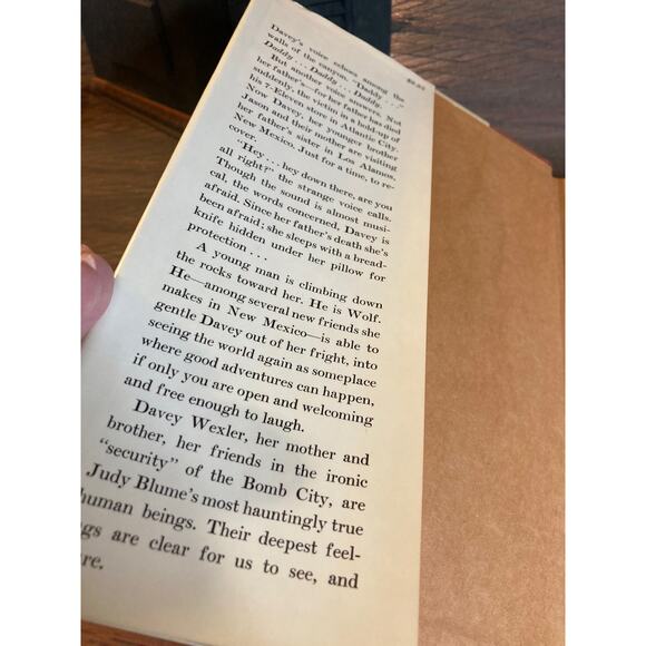 Vintage 80s Tiger Eyes | Judy Blume | Hardcover | 1st Ed., 2nd Printing | 1981 - Picture 2 of 6